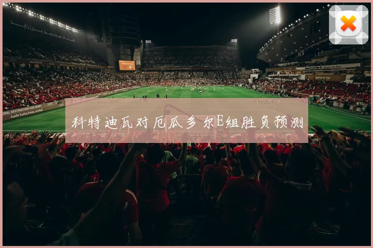 科特迪瓦对厄瓜多尔E组胜负预测