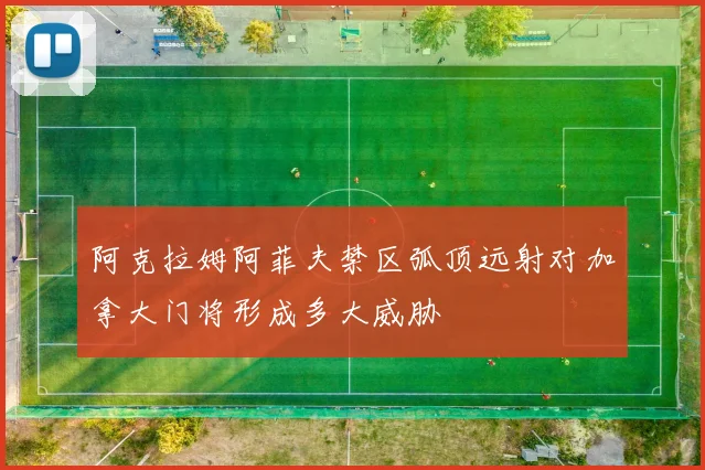 阿克拉姆阿菲夫禁区弧顶远射对加拿大门将形成多大威胁